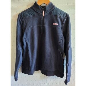 Vineyard Vines Navy Shep Shirt Sweatshirt 100% Cotton Size L